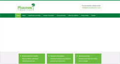 Desktop Screenshot of phaunostimber.com